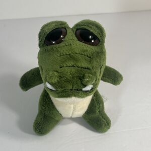 Aurora Dreamy Eyes BIG EYED SOFT GREEN ALLIGATOR 5" Plush STUFFED ANIMAL Toy